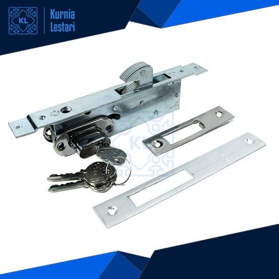 PREMIUM Kunci Pintu Sliding 4123 / Lidah Kait