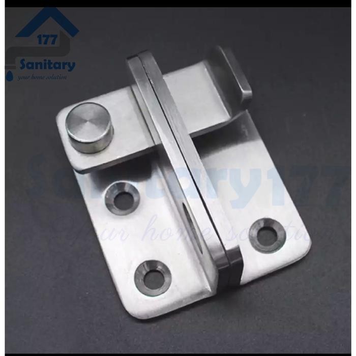 PREMIUM Grendel Pintu Sliding Geser Soligen-Slot kunci Pintu mini overpal