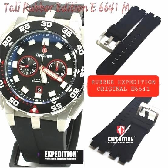 TALI KARET RUBBER EXPEDITION ORIGINAL E6641 E 6641 MC TALI JAM TANGAN