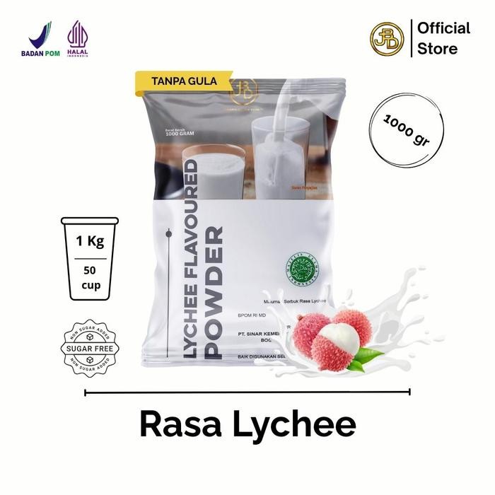 

Tersedia Bubuk Minuman Premium Lychee 1Kg Jakarta Bubble Drink Halal & BPOM