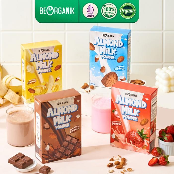 

Tersedia Beorganik Almond Milk Powder 500gr - Susu Almond Bubuk Sehat