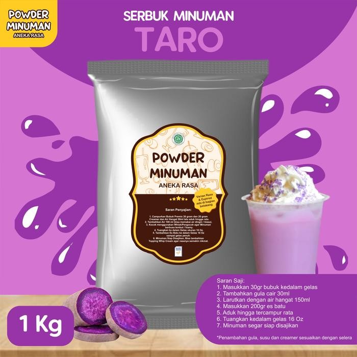 

Tersedia Bubuk Minuman Kekinian Taro 1Kg - Minuman Ubi Jepang Instan Shopee