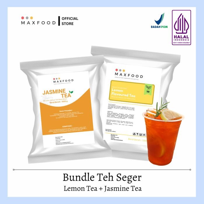 

Tersedia Maxfood Bundle Bubuk Teh Lemon Tea & Jasmine Tea 1kg - Minuman Instan Shopee