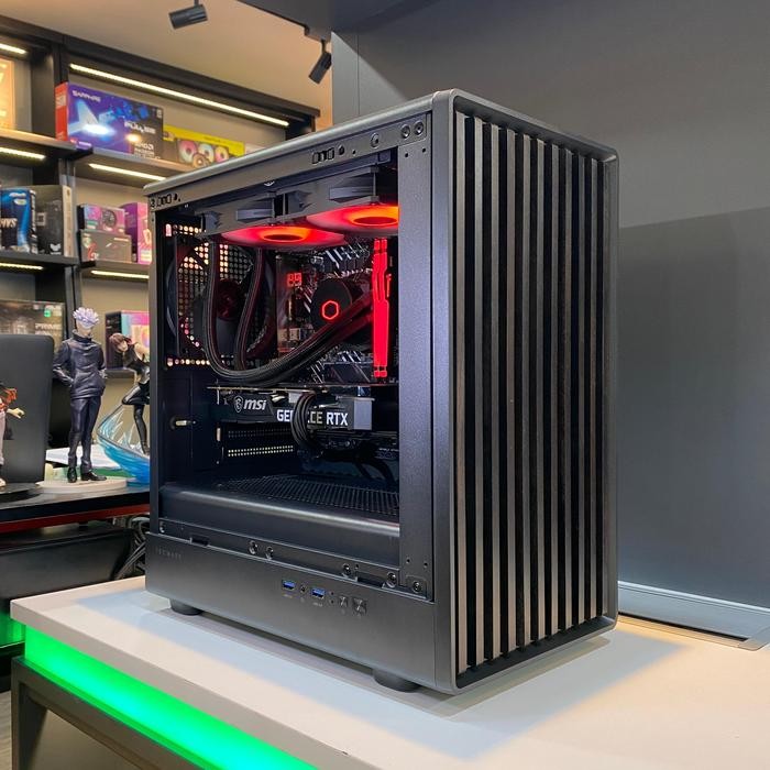 PC RAKITAN - CASE TECWARE TIMBER INTEL CORE i5-14400F H610M-K ARGB DDR5 2X8GB NVME 1TB RTX 3060 650W