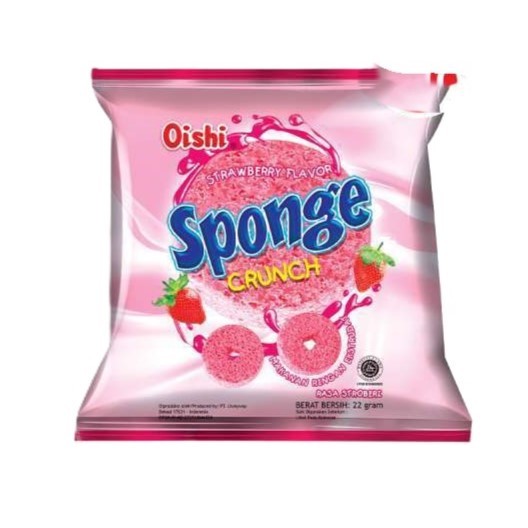 

Oishi Sponge Strawberry 28G