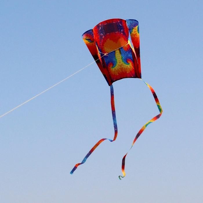 (Good) Esp Layang-Layang Parafoil Warna Pelangi Dengan Ekor Lembut Ukuran