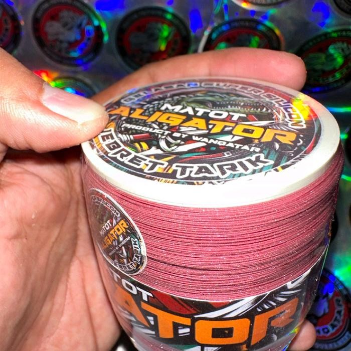 (Good) [JEBRET TARIK ] Gelasan Senar Mati MATOT 1600yard 022 ALIGATOR by 1QATAR Sangat Tajam Kasar