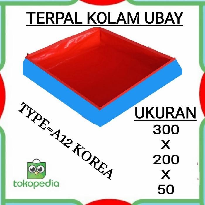 Tekira.store terpal kolam ikan (300x200x50)