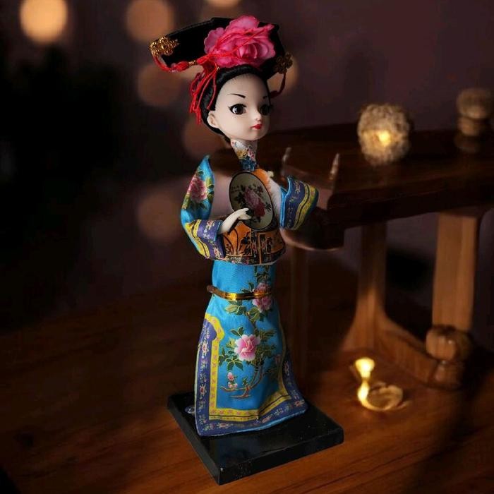 ] Boneka Opera Peking Klasik Karakter Opera Peking yang indah dan detail. Chinese Opera Peking Doll
