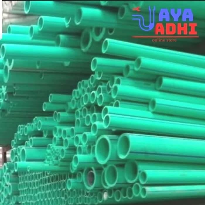 $$$$] PPR Pipa Rucika Kelen Green PN 10 1-1/2" (50mm) / PN10 - 1,5 in