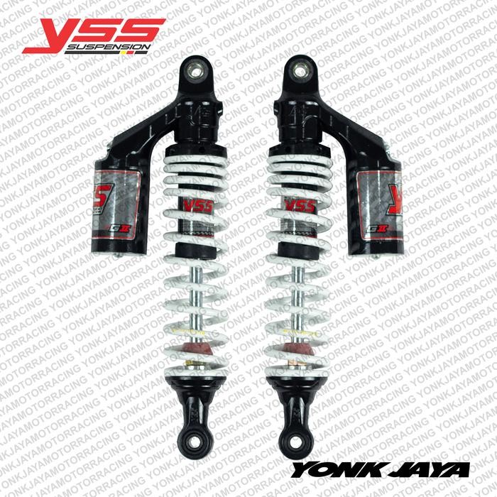 SHOCK YSS ABSORBER G2 RC302-340T-15-82-X 340MM SHOGUN/SMASH BLACK/WHITE