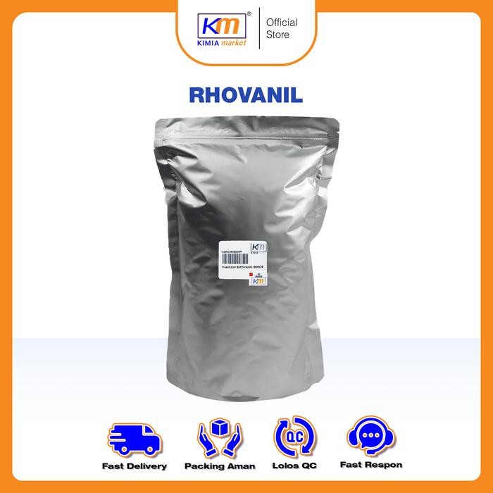 

Rhovanil Vanillin Powder Rasa Vanilli Food Grade 800gr / Vanili / Perisa Vanilla / Bubuk Vanili /
