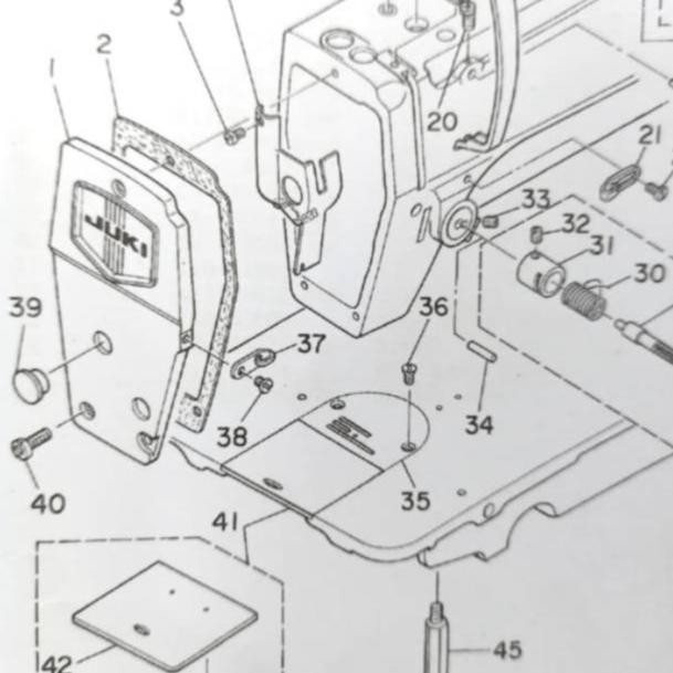 Paking Muka Ddl-5530 110-00304 Mesin Jahit Juki Ddl-5530 110-00304