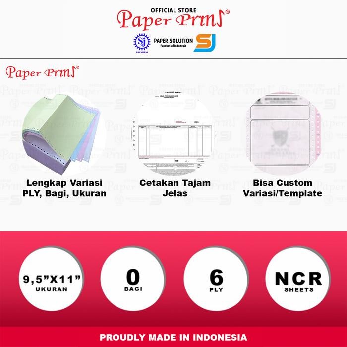 

Paperpryns Kertas Continuous Form 6Ply Ncr 9,5" X 11