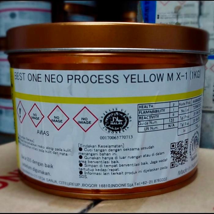 

Tinta Cetak Cemani Toka, Best One Neo Process Yellow Mx-1