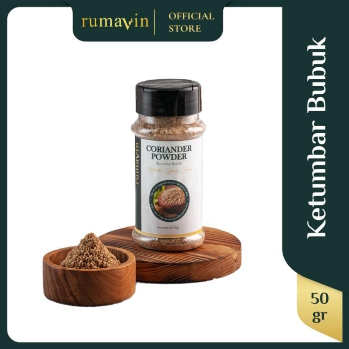

Rumavin - Premium Rempah Coriander Powder / Ketumbar Bubuk Botol 50gr