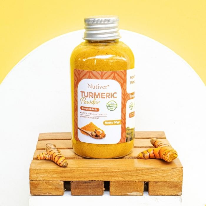 

Nutiver Kunyit Bubuk Turmeric Powder Kunyit Bubuk Murni Bumbu Rempah Organik
