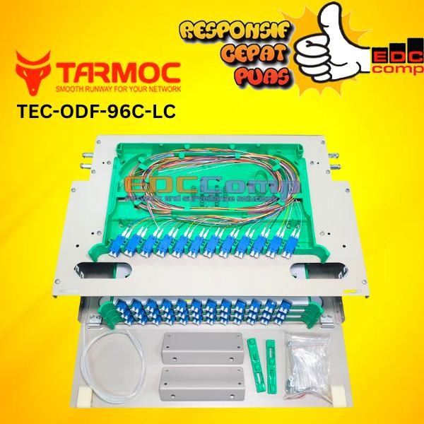FIBER OPTIC ODF/OTB 96 CORE LC LENGKAP RACKMOUNT ODF 96C LC