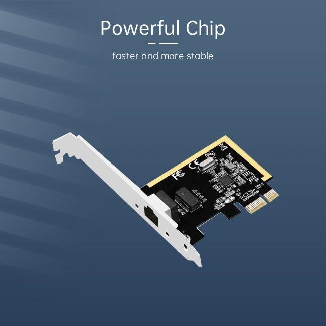 PCI EXPRESS GIGABIT ETHERNET LAN CARD WITH LOW PROFILE BRACKET