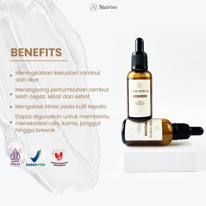 NUTRIVO APPLICATOR SERUM RAMBUT WITH NUTRIVO HAIR SERUM I BUNDLING