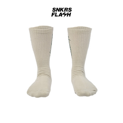 SANDALBOYZ SOCKS HORIZONTAL LOGO OLIVE GREEN - 21SRSKSFG
