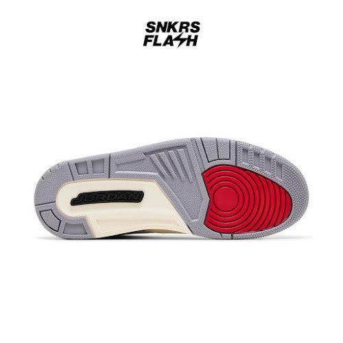 NIKE Air Jordan 3 Retro White Cement Grey Sepatu Sneakers Pria - CT8532106 - Size 44