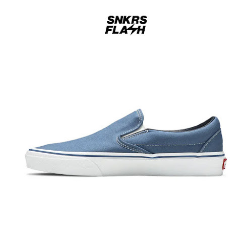 VANS Classic Slip On Navy Sepatu Sneakers Unisex - VN000EYENVY - Size 36