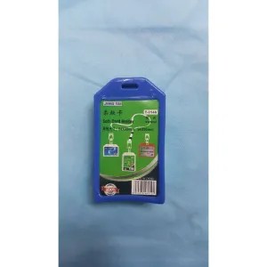 

Kantong Panitia Plastik Name taq Tempat kartu Nama Biru