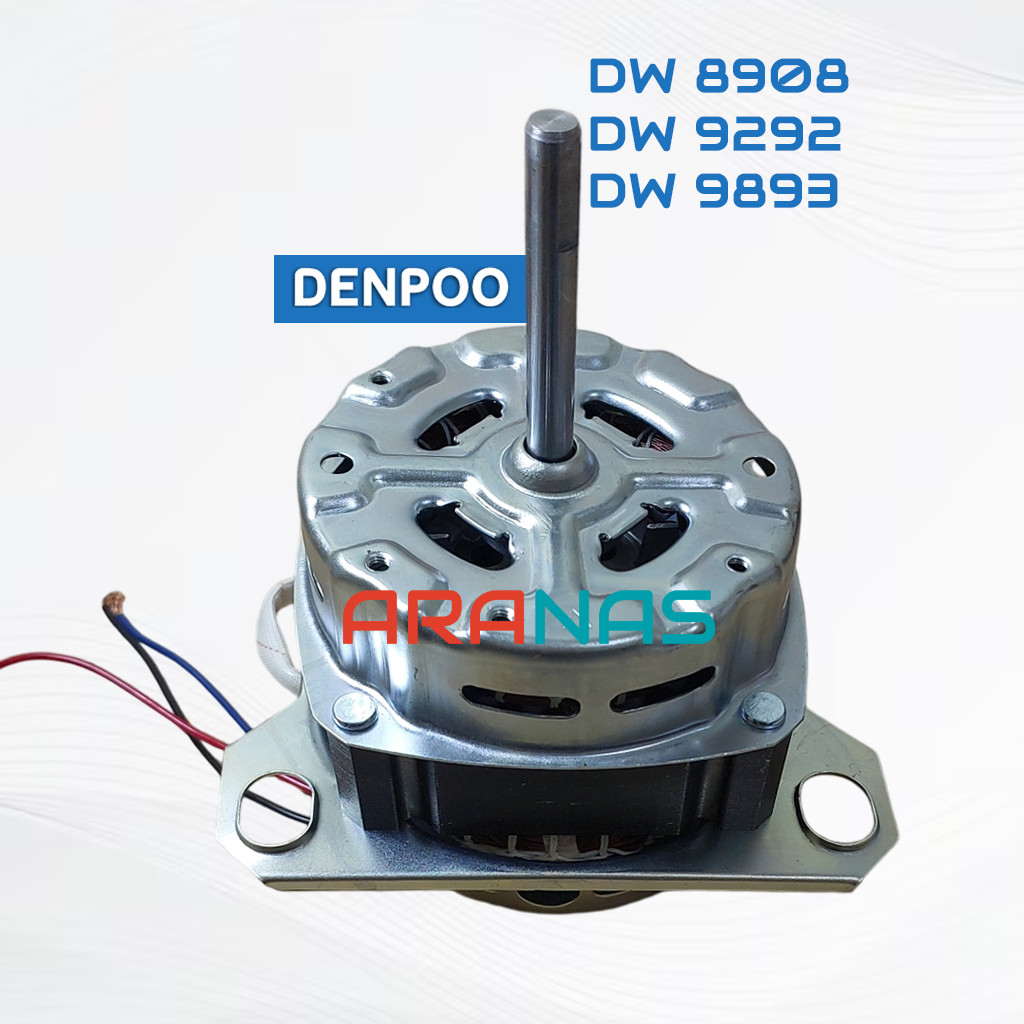 DINAMO WASH DENPOO 8 - 9 Kg DW 8908 9292 9893 Motor Pencuci Mesin Cuci 2 Tabung Denpo Penggiling DW8
