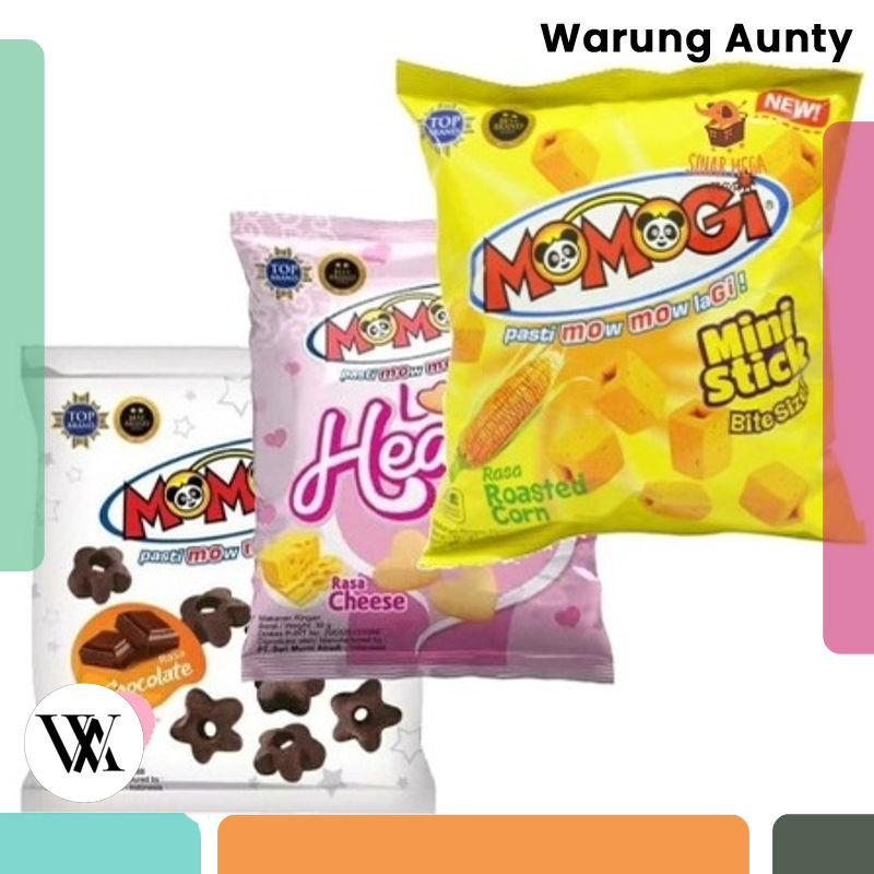 MOMOGI 25gr SNACK LOVE HEART CHEESE MINI STICK BITE SIZE ROASTED CORN JAGUNG BAKAR CEMILAN ANAK KADO