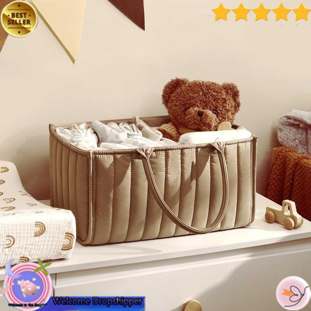 Yourfavproduct Nappy Tas Perlengkapan Bayi Foldable Baby Caddy Diaper Bag Organizer - NP527 WD36
