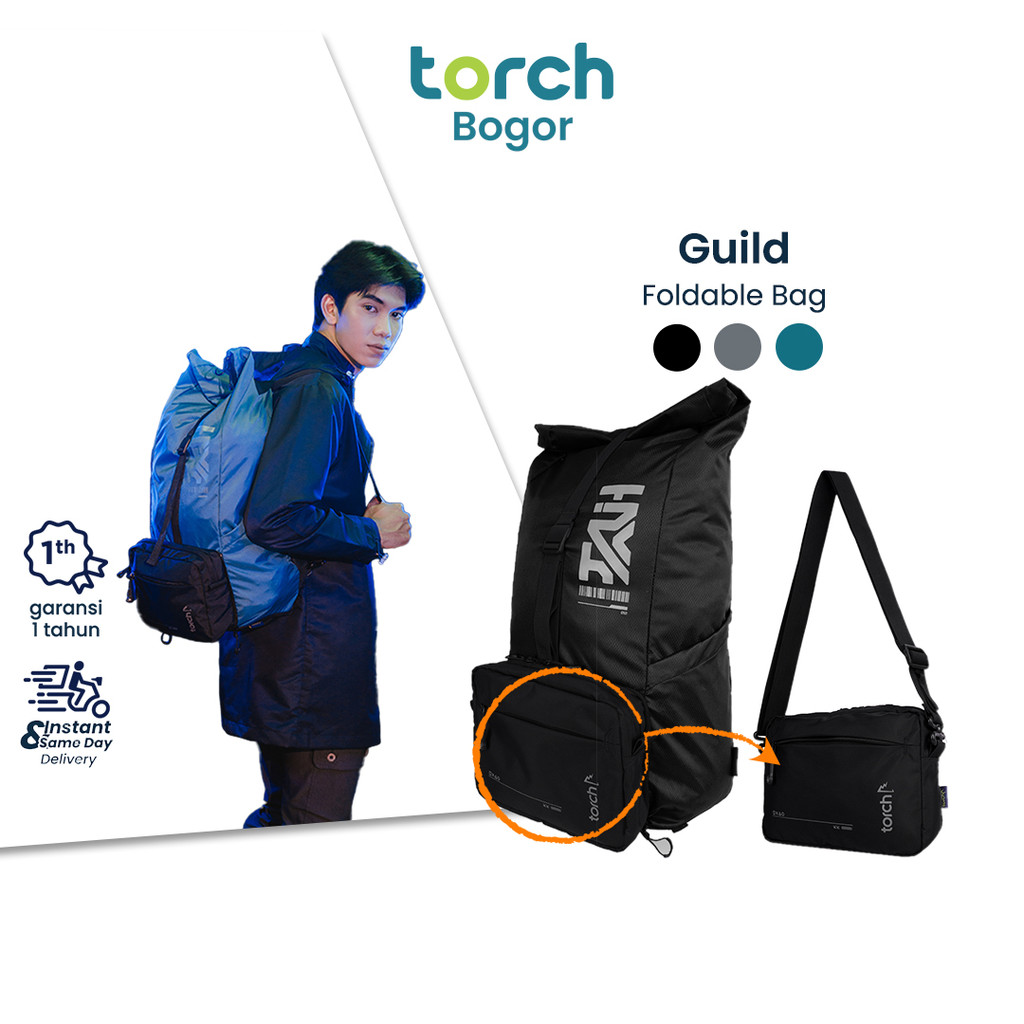 TORCH Guild Tas Ransel Lipat Tas Selempang Gamer 2 in 1 - Foldable