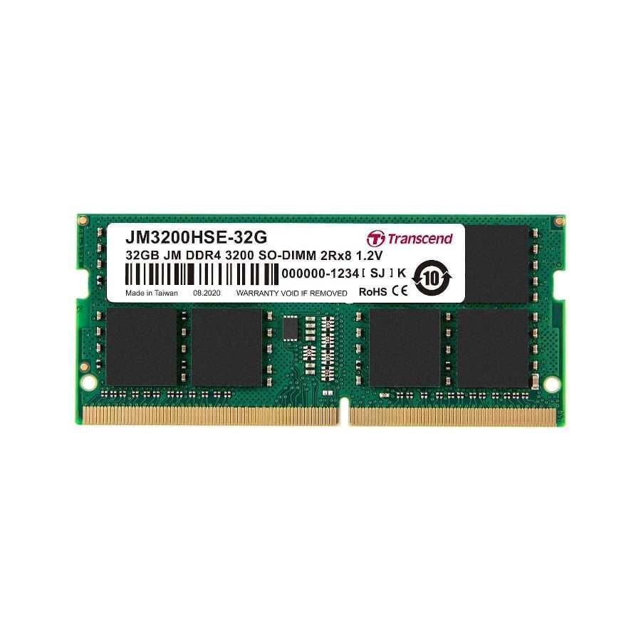 Transcend JetRam SO-DIMM 32GB (1x32GB) DDR4 PC25600 (JM3200HSE-32G) Terlaris