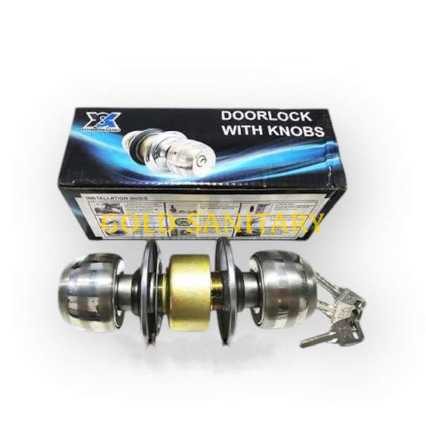 Handle Kunci Pintu BULAT MURAH Kamar Mandi PVC WC Toilet YSK