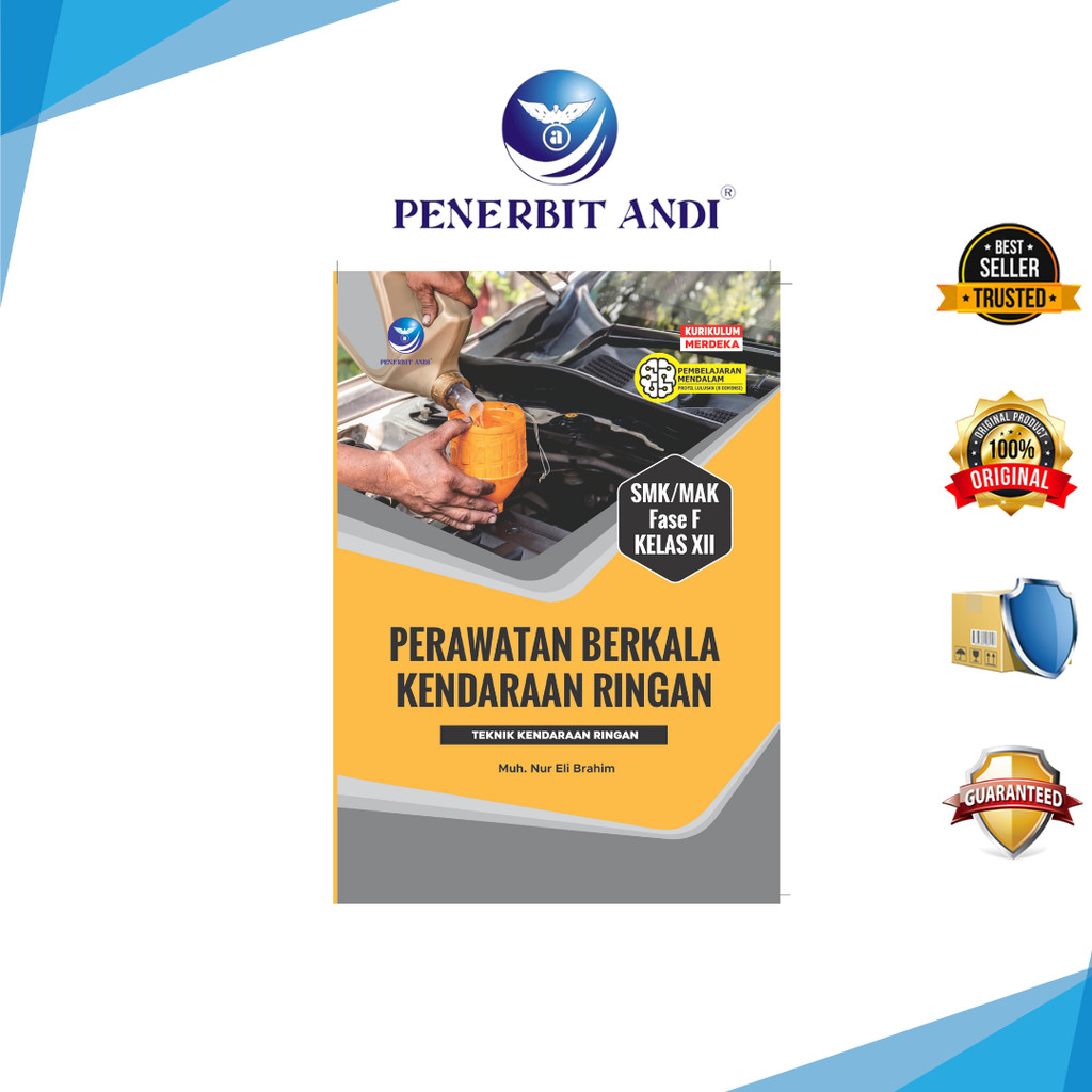 Penerbit Andi - Buku Teknik Kendaraan Ringan Elemen Perawatan Berkala Kendaraan Ringan Kelas XII Kur