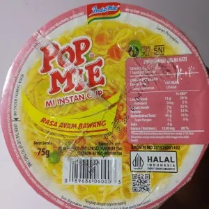 Pop Mie besar rasa ayam bawang