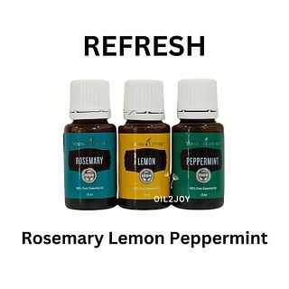Refresh Blend Rosemary Lemon Peppermint YL YLEO Essential Oil 5ml 10ml 15ml