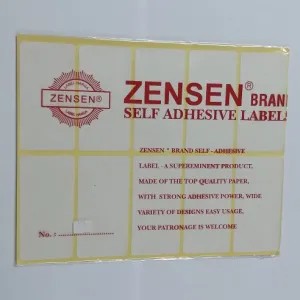 Kertas Label Undangan Polos/Adhesive Label No. 121