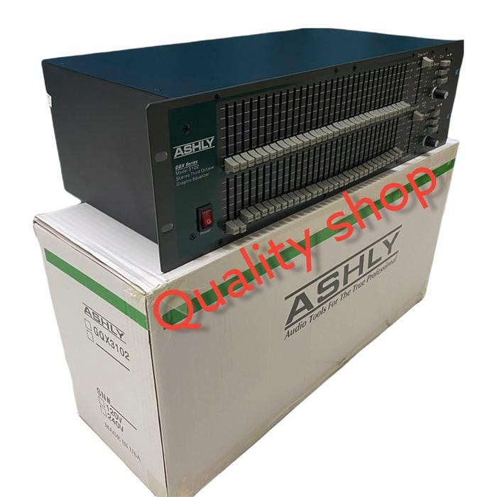 EQUALIZER ASHLY GQX-3102 made in usa baru