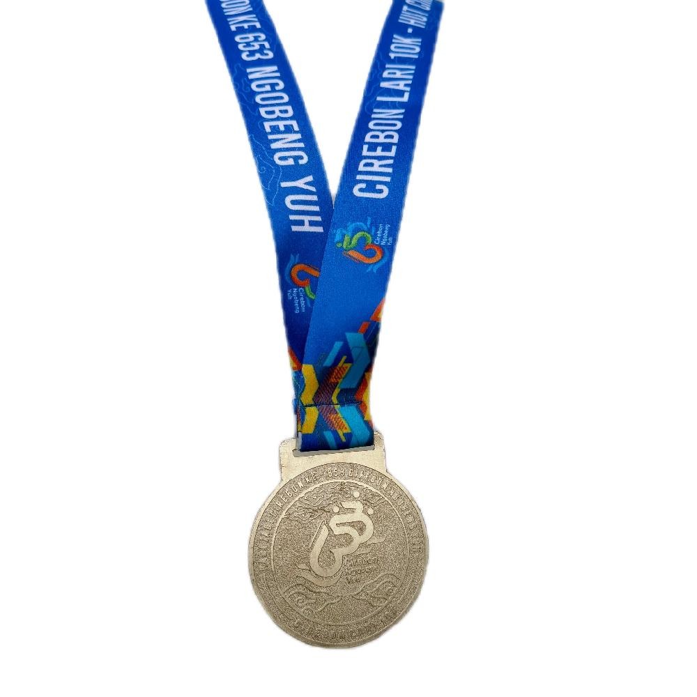 Medali Lari Unik Event Cirebon 10k - Medali Finisher- Medal Lari Original - Medali Panjangan | Medal