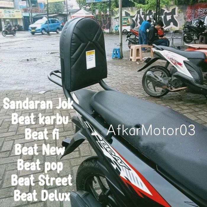 PREMIUM Sandaran Motor Beat Lama Beat Baru Sandaran jok Motor Beat