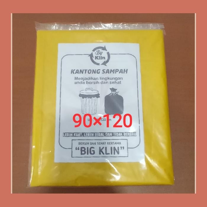 KANTONG PLASTIK SAMPAH BESAR 90120 PLASTIK MEDIS KUNING 12 PCS