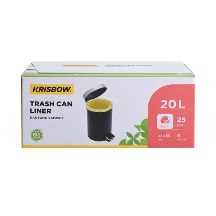 KRIS 25PCS @ 20L KANTONG SAMPAH BIODEGRADABLE BIN PLASTIC LINER