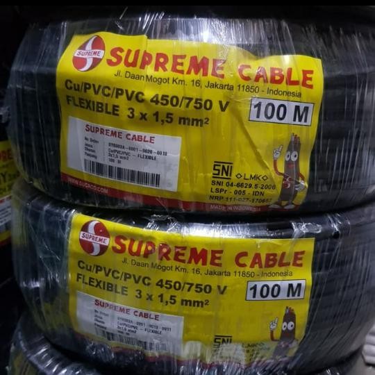 KABEL NYYHY 3 X 1,5 MM SUPREME. @100 M