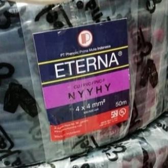 KABEL LISTRIK SERABUT NYYHY 4X4 4X4MM ETERNA @50METER