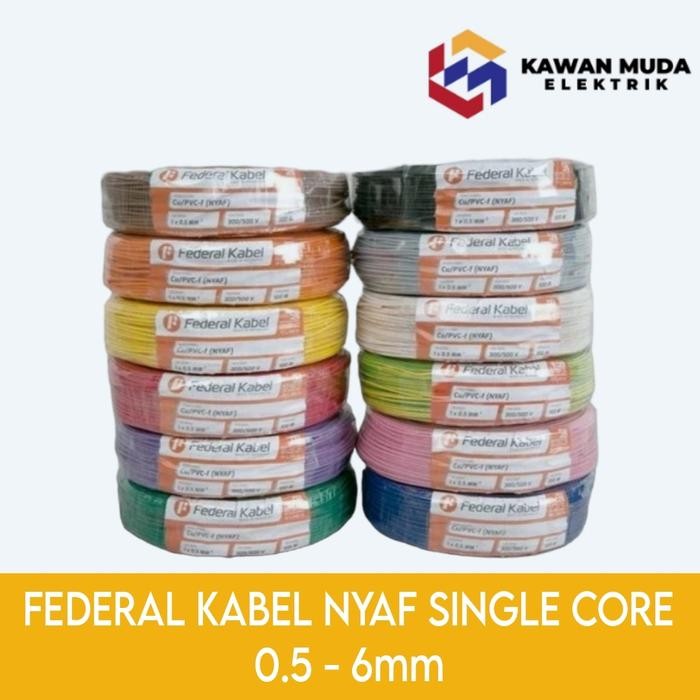 FEDERAL KABEL KONTROL NYAF 2.5MM KUNING