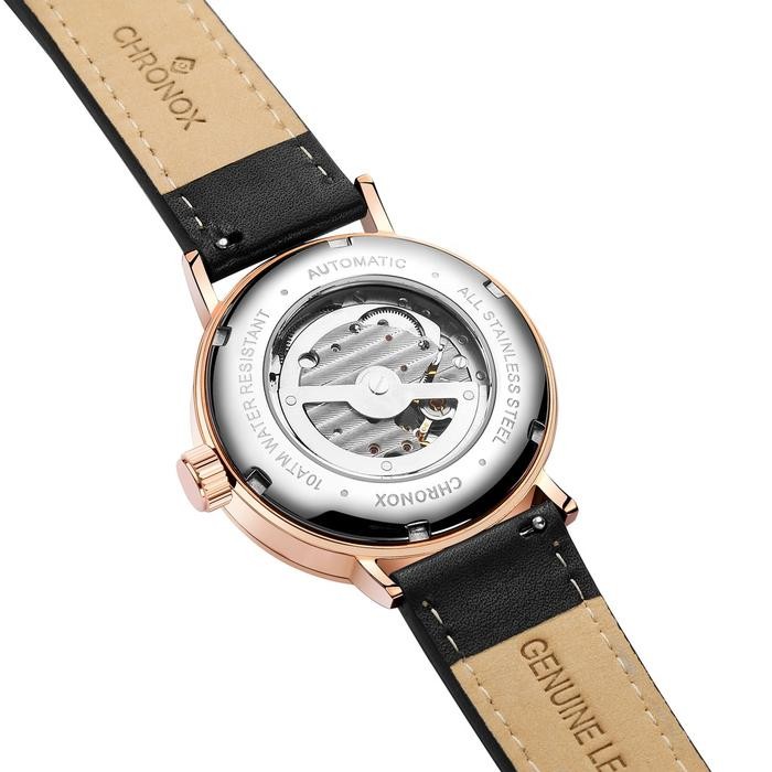 CHRONOX Jam Tangan Pria Kulit Analog - CX1011 AUTOMATIC