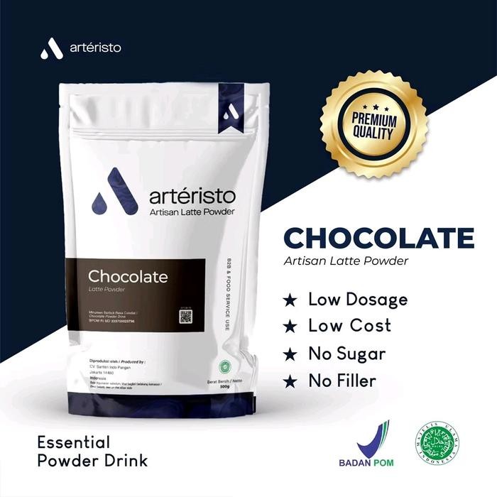 

Tersedia Arteristo Chocolate Premium 500gr - Bubuk Minuman Tanpa Gula