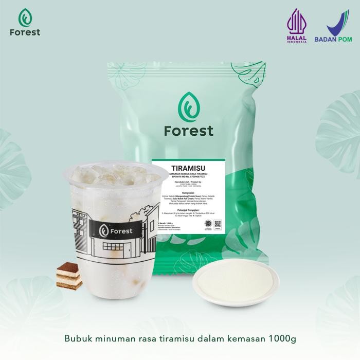 

Tersedia Bubuk Minuman Tiramisu Powder Forest Bubble Drink 1Kg - Shopee