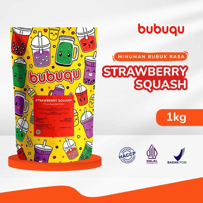 

Tersedia Bubuqu Strawberry Powder Drink 1kg - Bubuk Minuman Strawberry Shopee